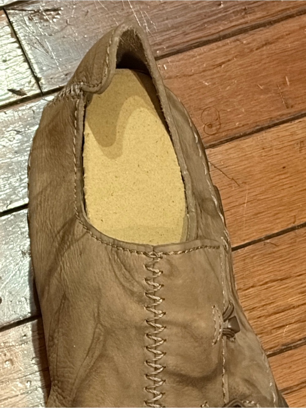 Clarks Momo Spirit Brown Leather Loafers Slip On Shoes Men’s Size 12 Moccasin - Picture 5 of 14